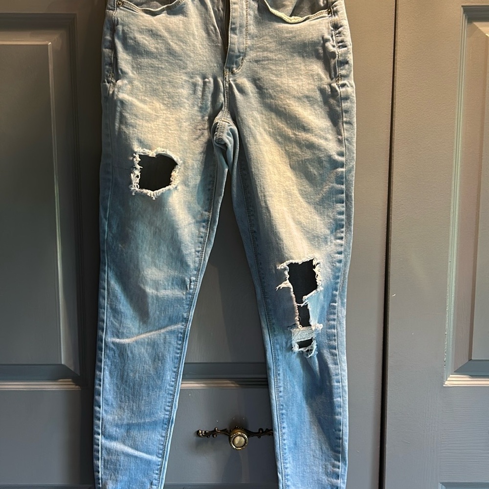Mudd Blue skinny Flx stretch Distressed Jeans